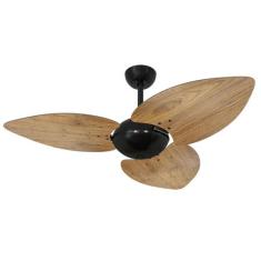 Ventilador De Teto Volare Preto Office Dunamis Freijó 220V, 220V