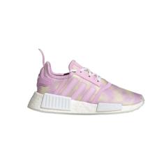 adidas Tênis infantil NMD_R1 V2, Lavanda/amarelo claro/branco-roxo, 17