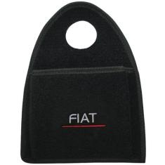 Lixeira Lixinho Automotiva Carro Carpete Logo Bordado Fiat para Câmbio
