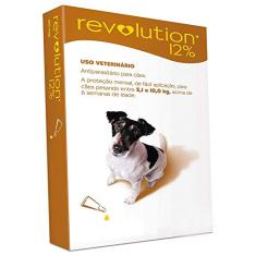 Antipulgas e carrapatos Revolution 12% para Cães de 5 a 10 kg - Zoetis