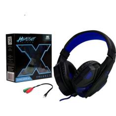 Headphone Gamer Fone com Microfone AZUL KP-397 KP-397 KNUP