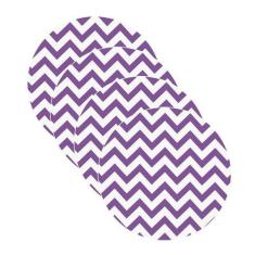 Sousplat Chevron Roxo - NSW, 4 Peças, Sem base