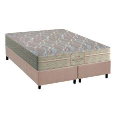 Cama Box King: Colchão Espuma Probel D45/Ep Advanced Tech2000 Plus + Base Crc Suede Clean(193X203)