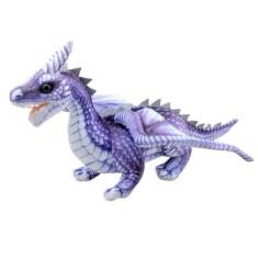 Dragão Pelúcia Asas Roxo 45 C M Comprimento Fofinho