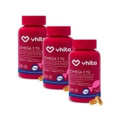 Ômega 3 1000mg TG - Importado e Rico EPA DHA Com Selo IFOS e Vitamina 