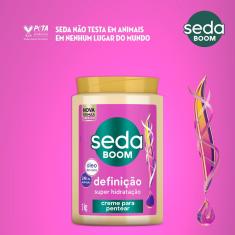 Creme Para Pentear Seda Boom Definição Super Hidratação 1kg