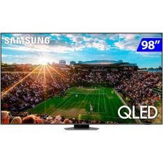 Smart TV Samsung QLED 98 Polegadas 4K Dolby Atmos Super Big 98Q80C 2023