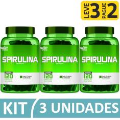 Spirulina 1100mg Com 360 Cápsulas
