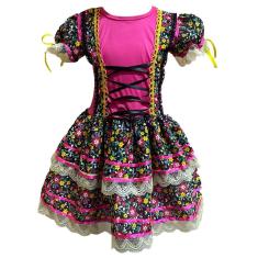 Fantasia Vestido Junino Infantil