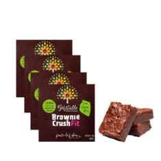 Kit 4 Brownie Crush Fit 50% Cacau Opção De Pré Treino Saudável Delicio