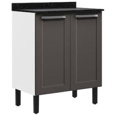 Balcão Duplo Itatiaia Florença com 2 Portas e 2 Prateleiras - 70cm de largura