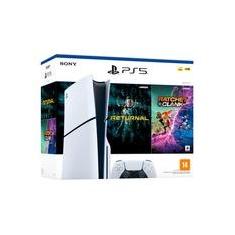 Console PlayStation 5 Slim Sony, SSD 1TB, Com Controle Sem Fio DualSense, Branco + 2 Jogos - 1000038899