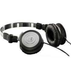 Fone De Ouvido Profissional Compacto K414P Preto/Prata Akg, Preto e Pr