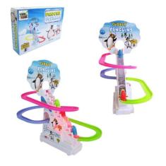 Brinquedo Pista Musical Descida Dos Pinguim Carrinho - Toy King