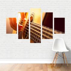 Quadro Música Violão Instrumento Musical Violonista Canvas