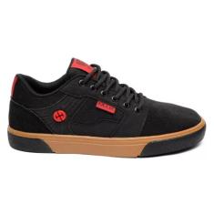 Tenis Ollie Plazza Adulto Masculino Confortavel, Preto, Marrom, 41