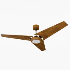 Ventilador de Teto Natuvent Callis Led 3 Pás Madeira Imbuia, 110V