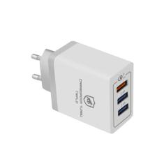 Carregador Turbo Triplo - Branco - Gorila Shield