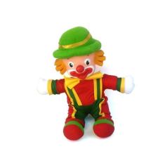 Boneco do Palhaço Patata de Tecido e Borracha - Patati Patata