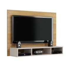 Painel para TV até 46 Polegadas Atena Valdemoveis Cinamomo/Off White