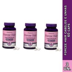 Forcee Hair Sanavita Vitamina Cabelos e Unhas 60 Cápsulas, 3UND