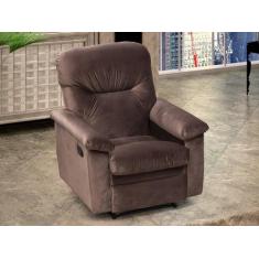 Poltrona do Papai Reclinavel Audi Marrom Matrix, Marrom