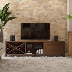 Rack para TVs até 65 Polegadas Madeira Maciça Primavera CabeCasa MadeiraMadeira Marrom