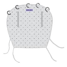 Capa Universal Para Carrinho Coroas Cinza Claro - Dooky
