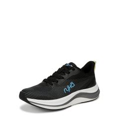 Ryka Tênis de caminhada feminino, Tecido preto, 35