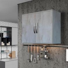 Armário de Cozinha Suspenso com Duas Portas - Bella Vercelli, Bianco