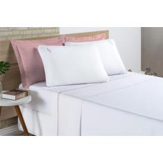 Jogo De Cama Liana Casal Padrão 4 Pçs Percal 200Fios Algodão - Bia Enx