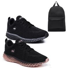 Combo 2 Pares de Tênis + Mochila Básica para Atividades do Dia a Dia-Unissex