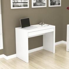 Mesa de Escritório com 1 Gaveta Tecno Mobili - Branco, Branco