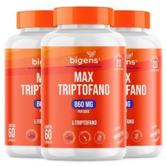 Bigens kit 3x max triptofano 860mg 60 caps