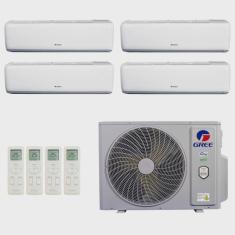 Ar-Condicionado Multi Split Inverter R-32 Gree 36.000 (3x Evap hw 9.000 + 1x Evap hw 12.000) Quente/Frio 220V