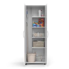 Armário Multiuso Napoles Lavanderia 02 Portas Branco