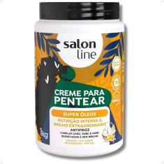 Creme Para Pentear Salon Line Super Óleos 1kg