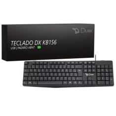 Teclado Duex, Usb, Abnt2, Preto - Dxkb156