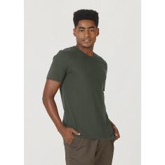 Camiseta Básica Hering Slim Mangas Curtas Masculina-Masculino