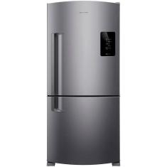 Geladeira Brastemp Inverse Frost Free Inverter 591L com Twist Ice Advanced BRE85MK Inox 110V