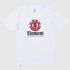 Camiseta Element Vertical Perennial Masculina Branco