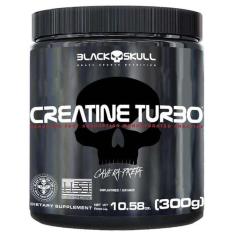 Creatine Turbo 300gr Caveira Preta - Black Skull