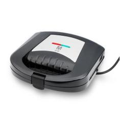 Sanduicheira Grill com Acabamento Inox 127V 750W Multi - CE164, Preto,