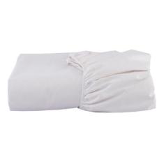 Lençol Branco Solteiro Com Elastico Avulso Percal 200 Fios - Bf Confec