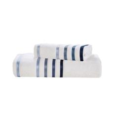 Kit Jogo De Toalhas Karsten 2 Peças Banho e Rosto Lumina Fio Penteado,