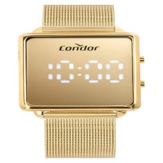 Relógio Condor Feminino Digital Dourado COMD1202AFS/4D