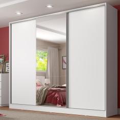 Guarda Roupa Royale Espelho MDF 3 Portas Correr Madesa