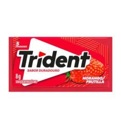 Chiclete Morango Trident  8g