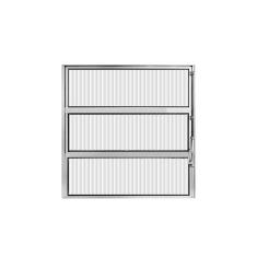 Vitro Basculante Alumínio Branco 60 (a) X 60 (l)- Hale