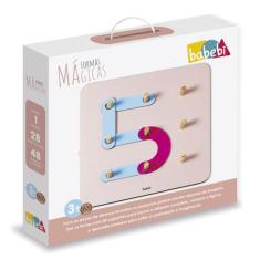 Formas Mágicas Babebi Brinquedo Educativo Em Madeira